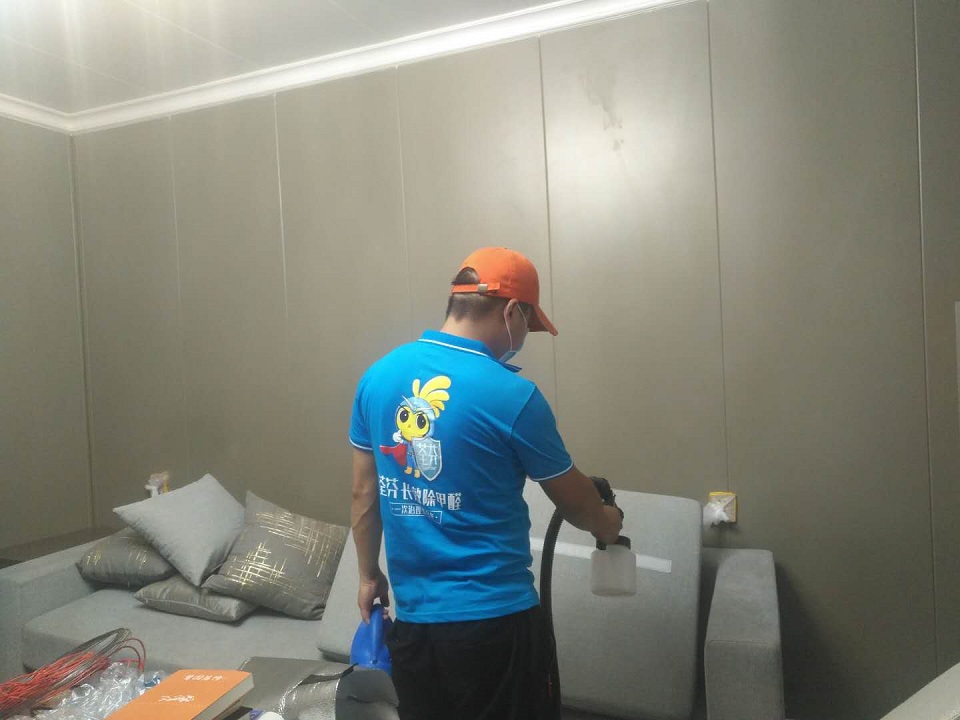 客廳沙發全方位噴涂施工