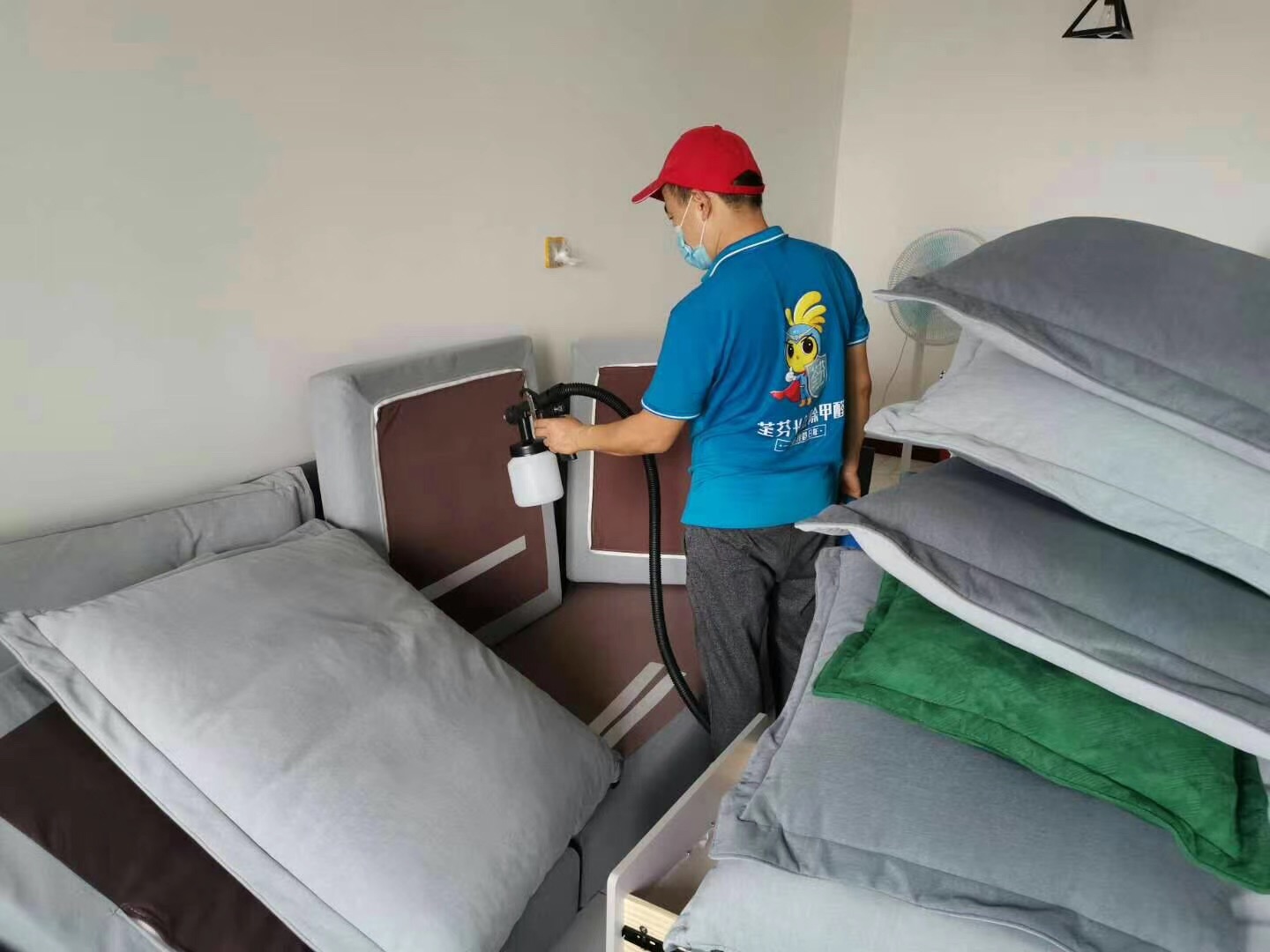 沙發布藝等全面噴涂除甲醛產品