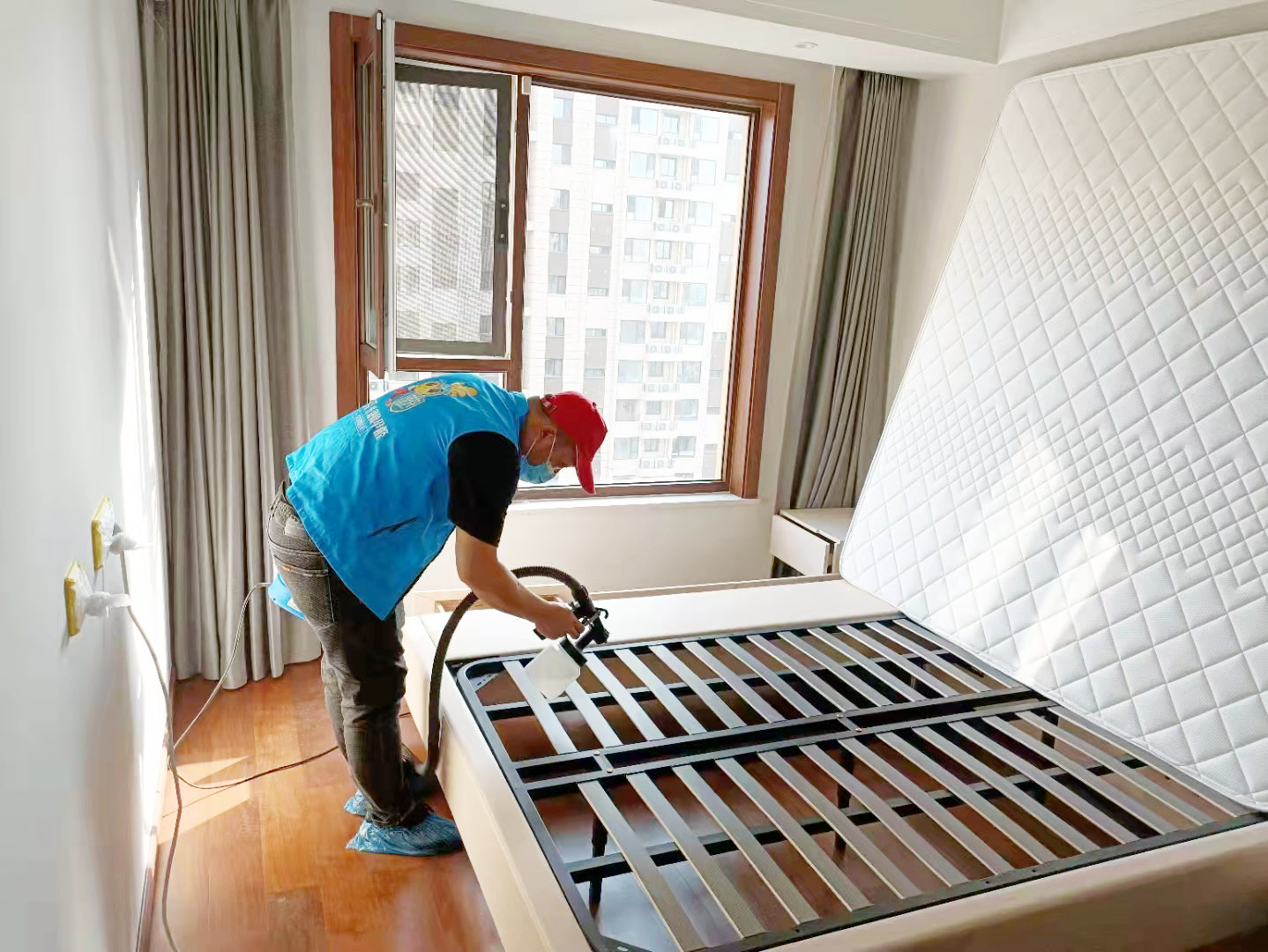 臥室床架噴槍施工 臥室床架噴槍施工