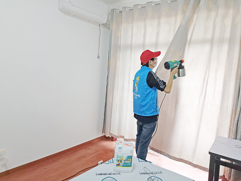臥室窗簾噴槍噴涂治理 臥室窗簾噴槍噴涂治理